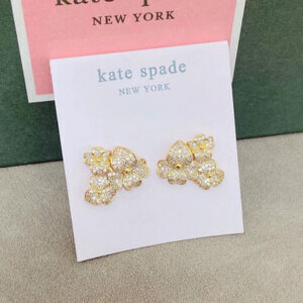 kate spade Trendy Full Diamond Irregular Earrings